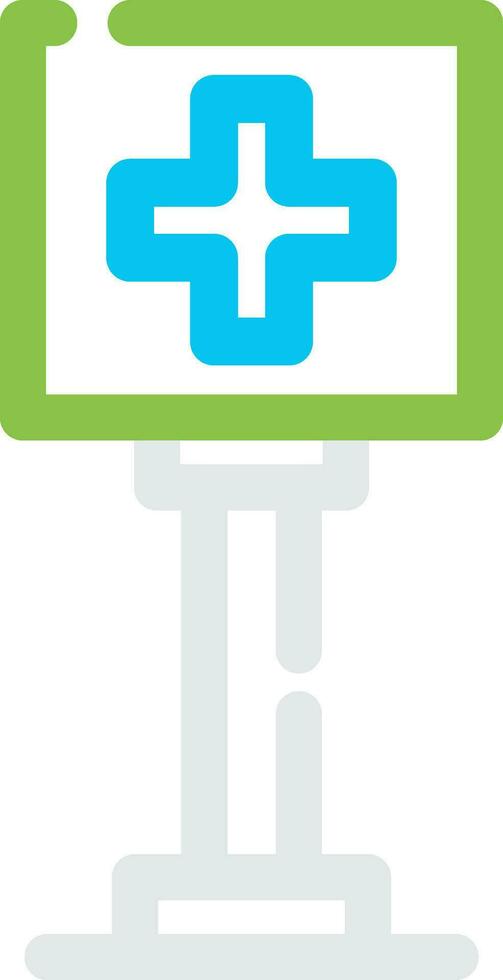 Healthcare Sign Board Creative Icon Design vector