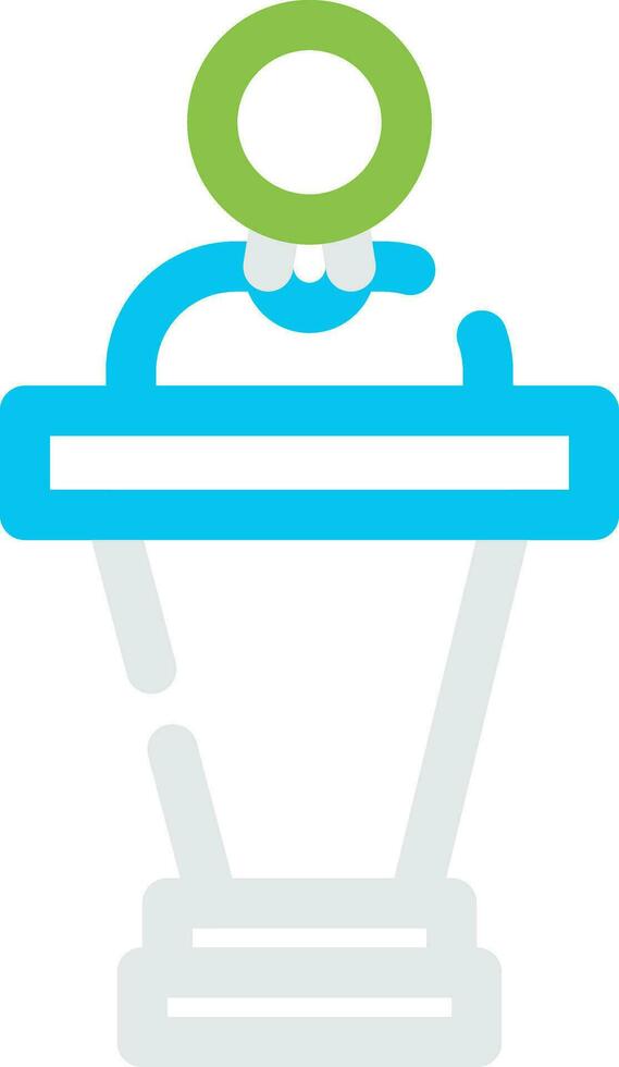 Politician Creative Icon Design vector