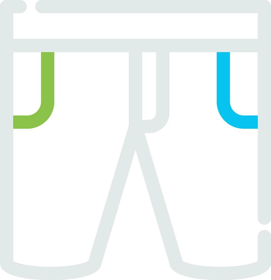 Shorts Creative Icon Design vector
