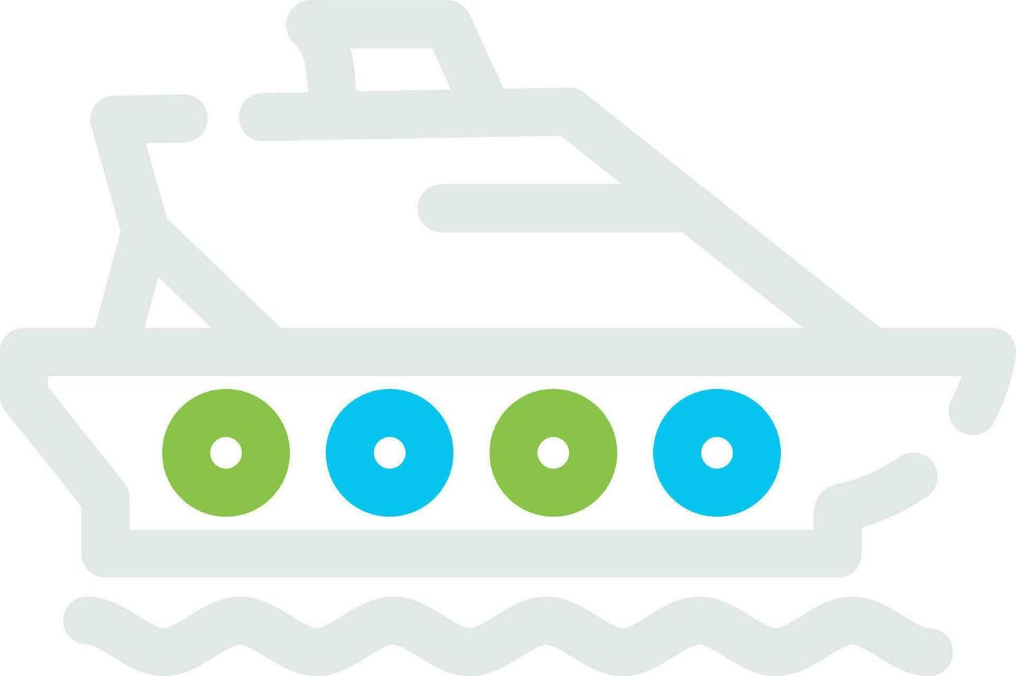 Ship Creative Icon Design vector