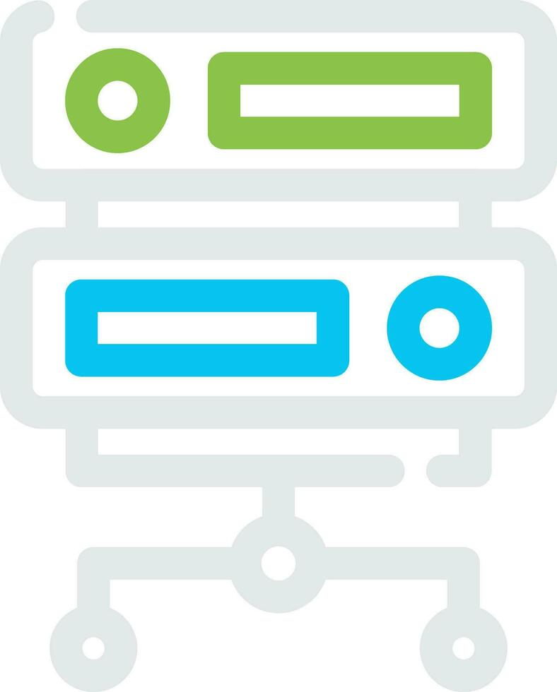 Server Creative Icon Design vector