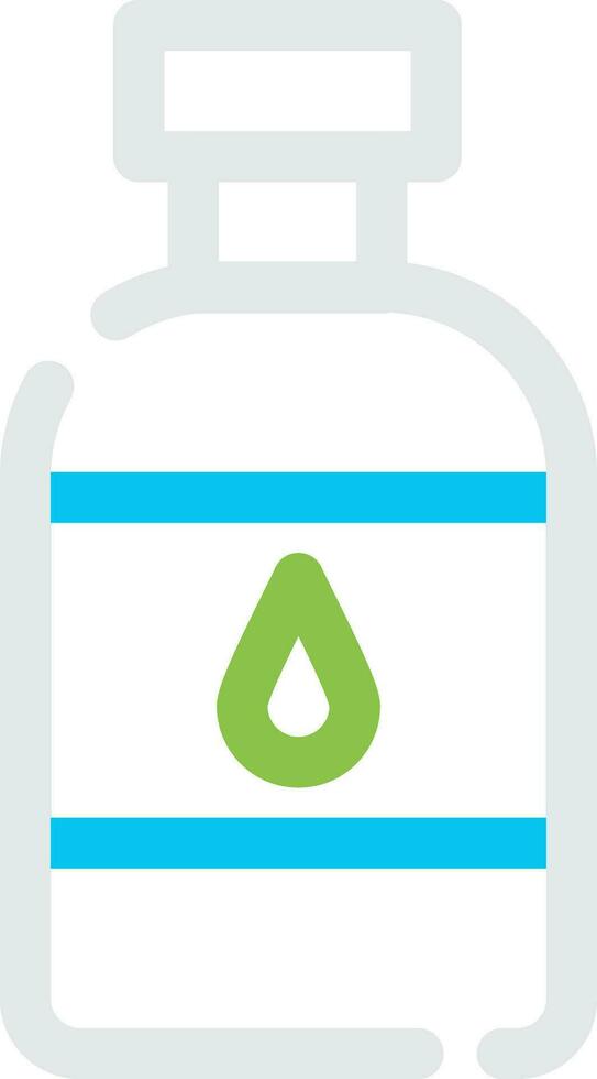 diseño de icono creativo de botella de agua vector