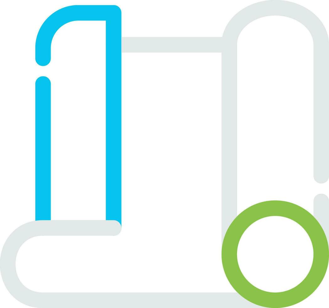 Paper Roll Creative Icon Design vector
