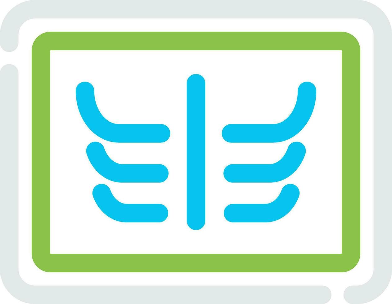 X Ray Creative Icon Design vector