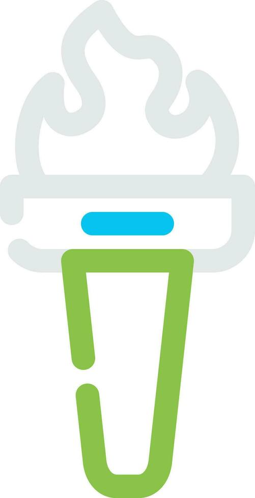 Pirates Torch Creative Icon Design vector