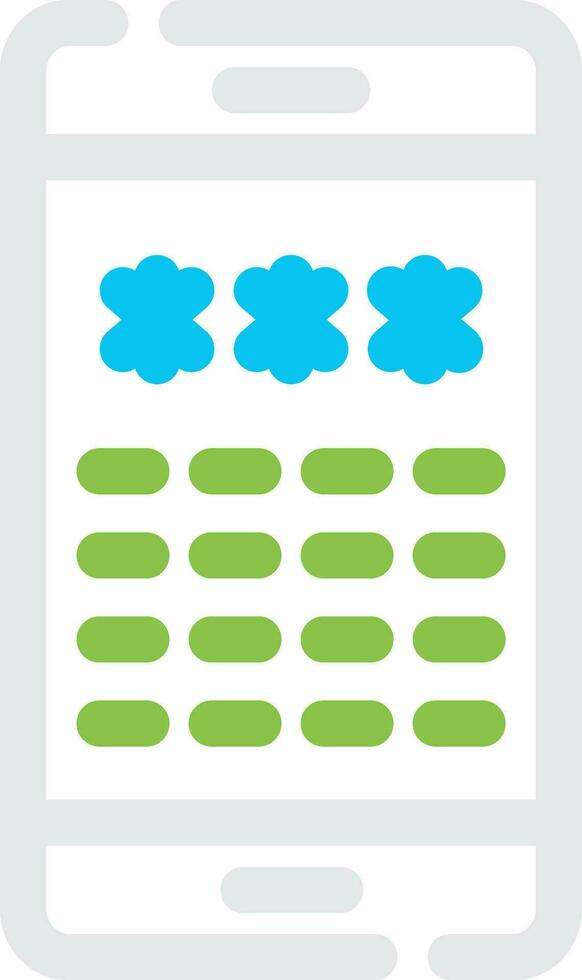 Pin Code Creative Icon Design vector