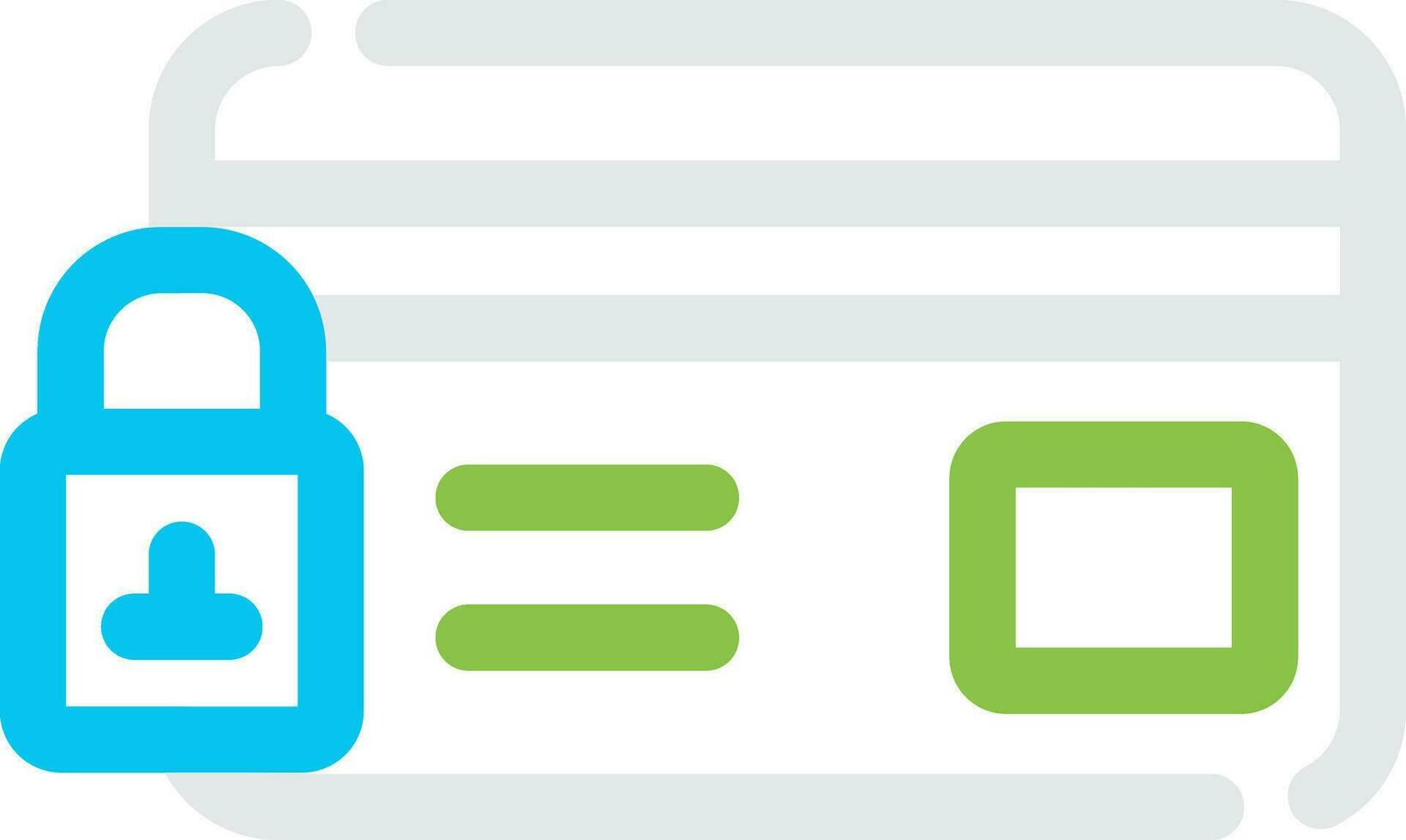 Blocked Creative Icon Design vector