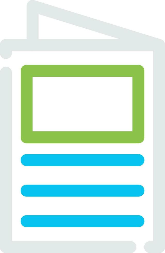 Brochure Creative Icon Design vector
