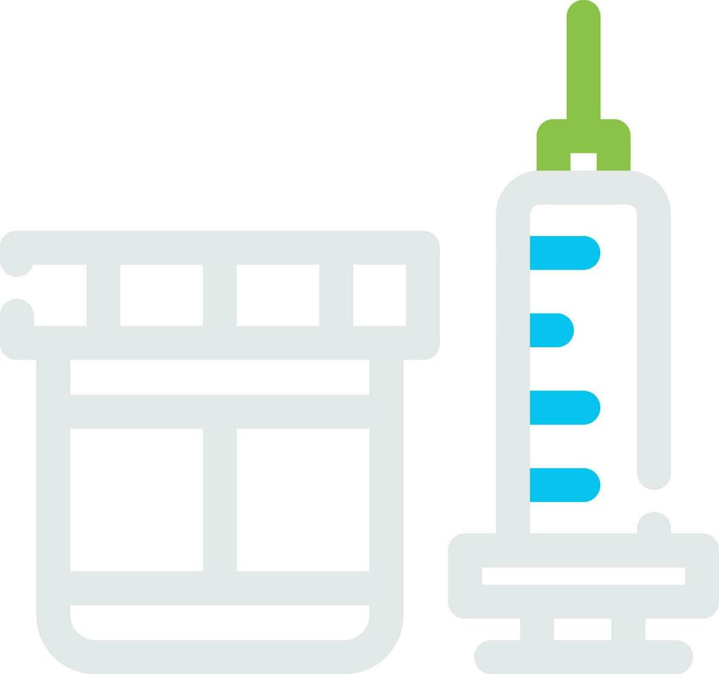 Vaccine Creative Icon Design vector