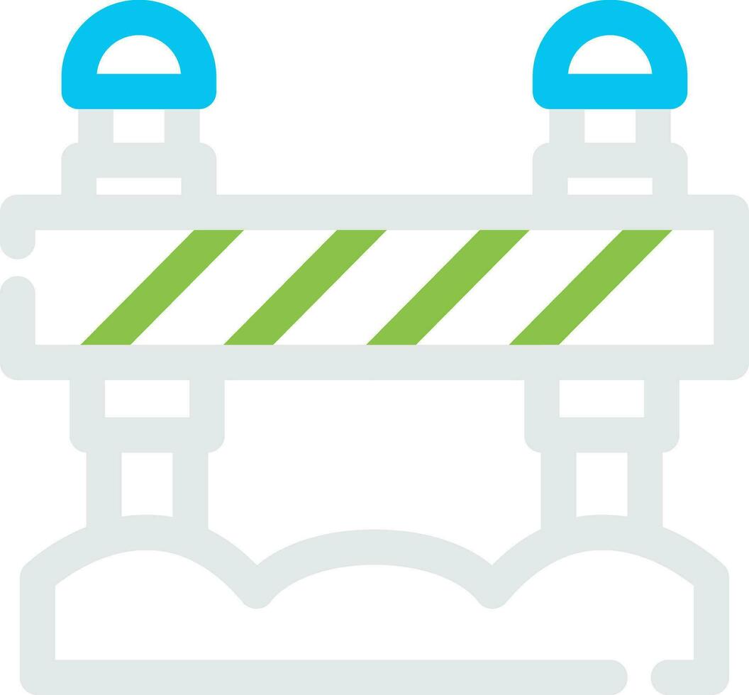 Road Block Creative Icon Design vector