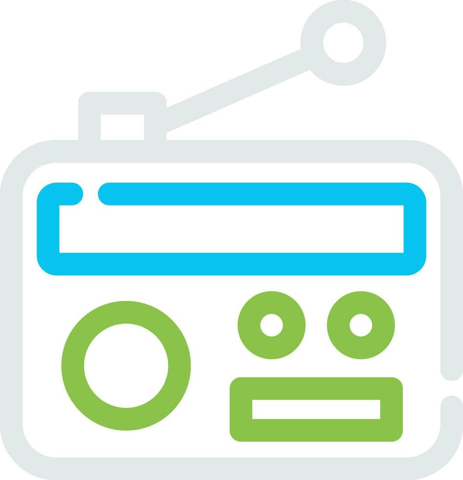 Radio Creative Icon Design vector