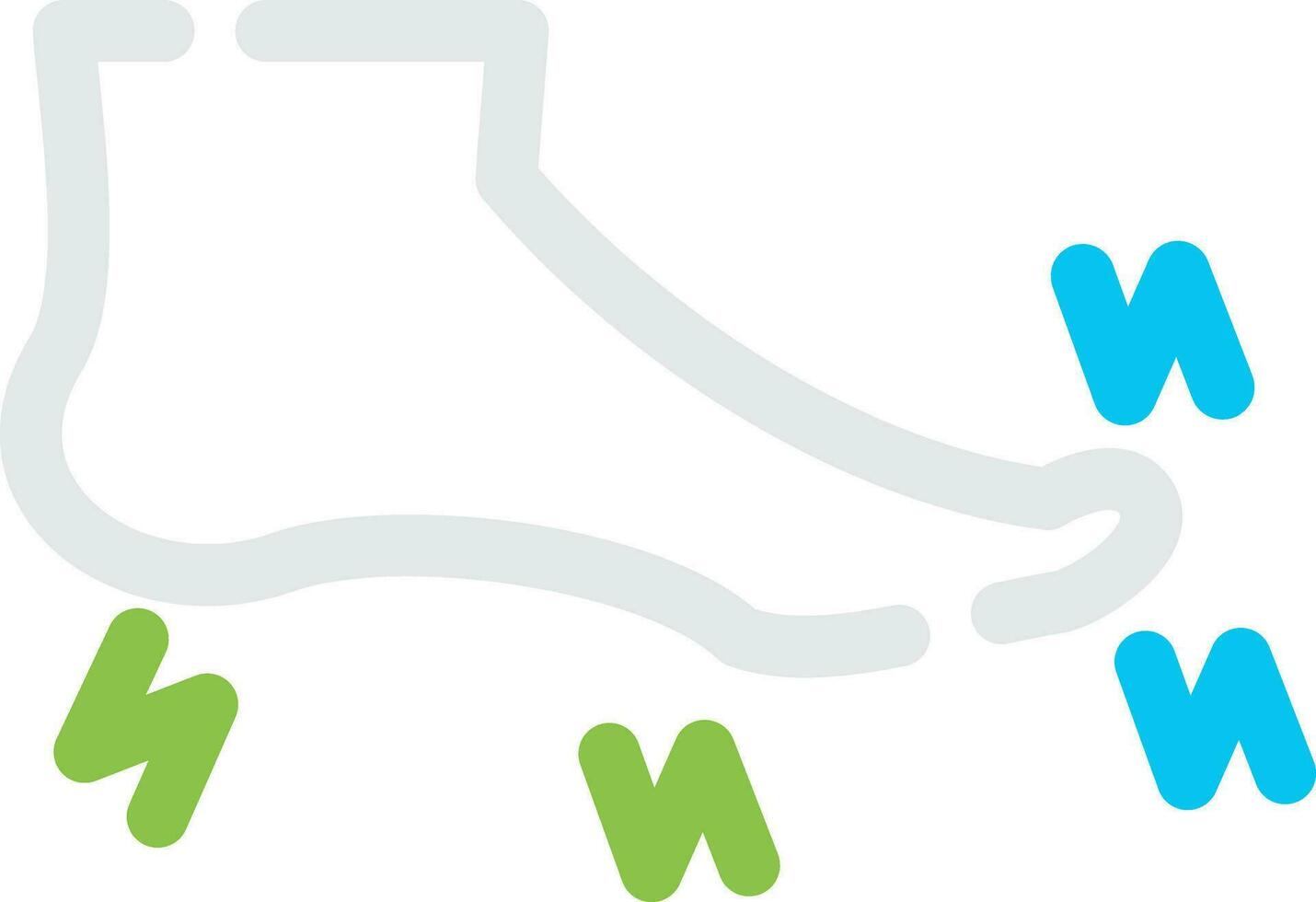 Foot Creative Icon Design vector