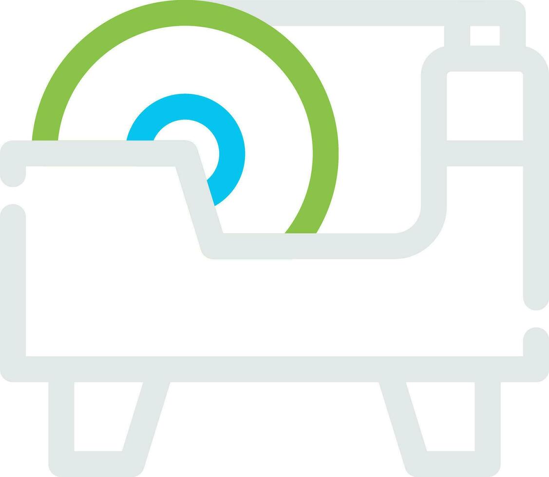 Tape Dispenser Creative Icon Design vector
