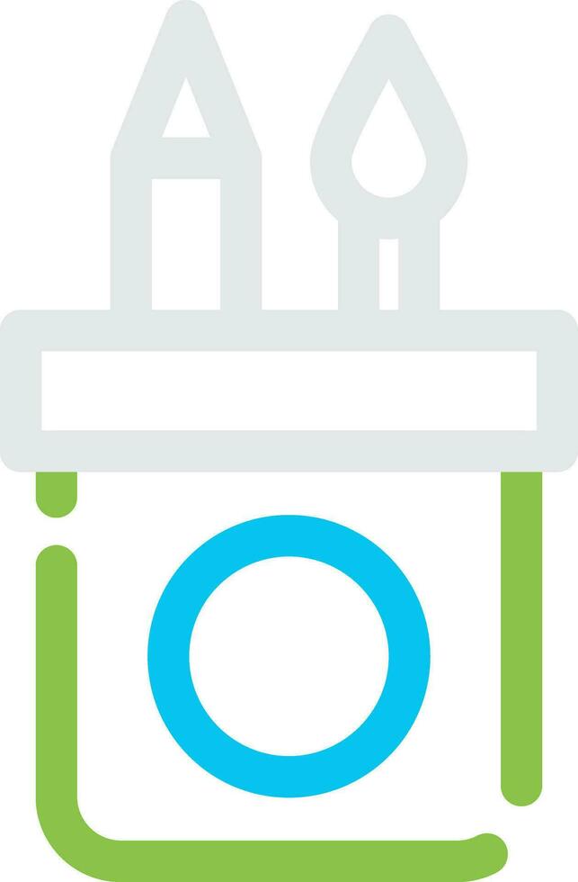 Pencil Case Creative Icon Design vector