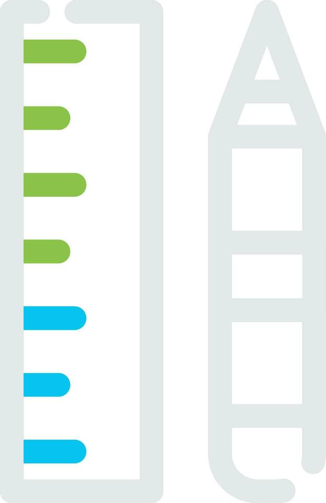 Ruler Creative Icon Design vector
