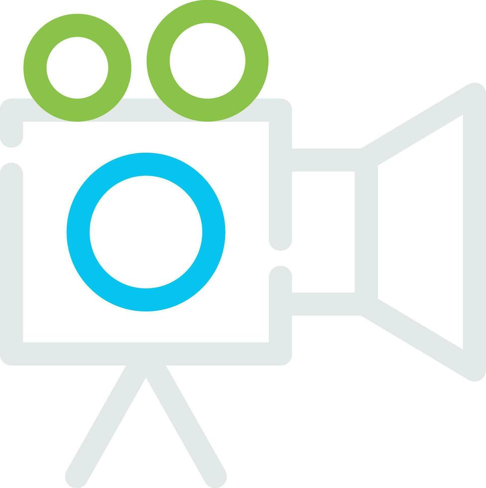 Video Camera Creative Icon Design vector
