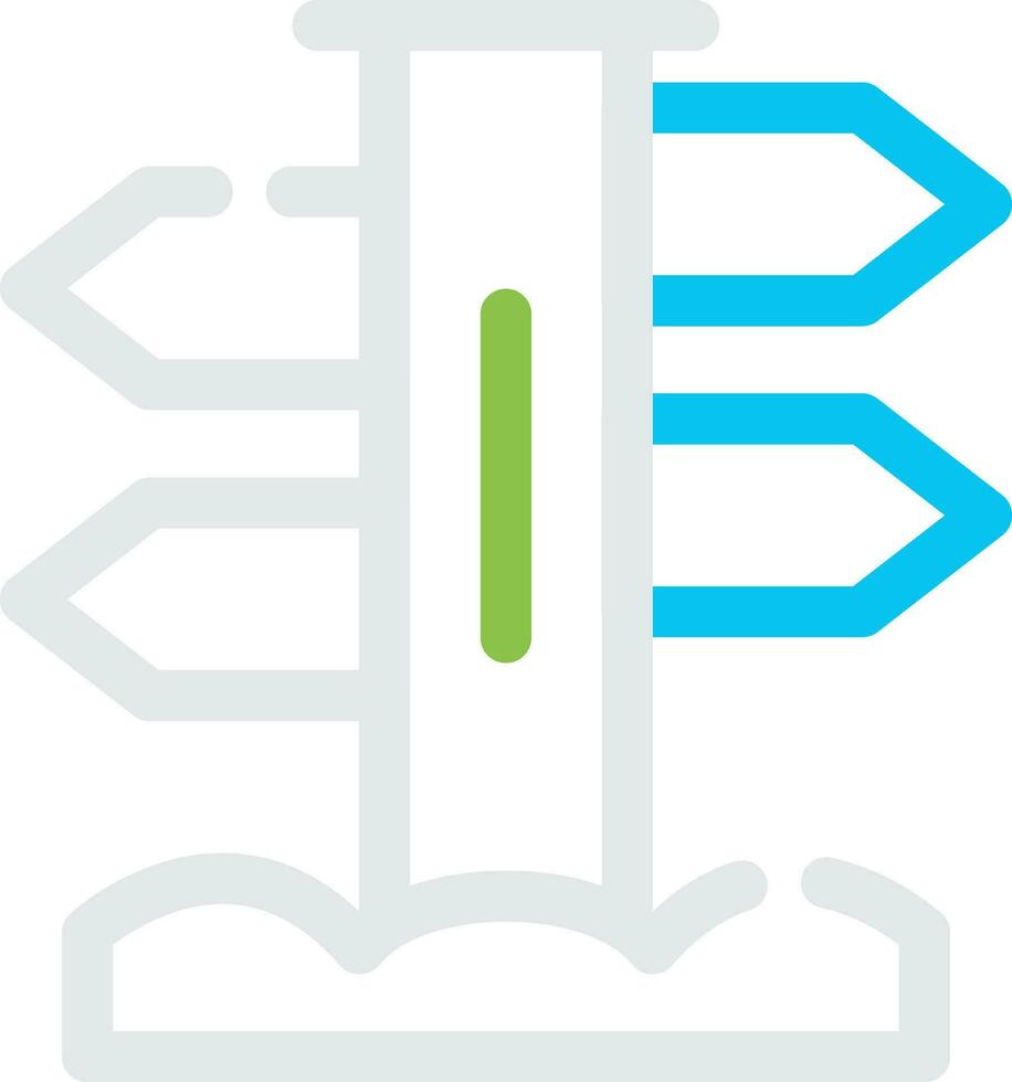 Signpost Creative Icon Design vector