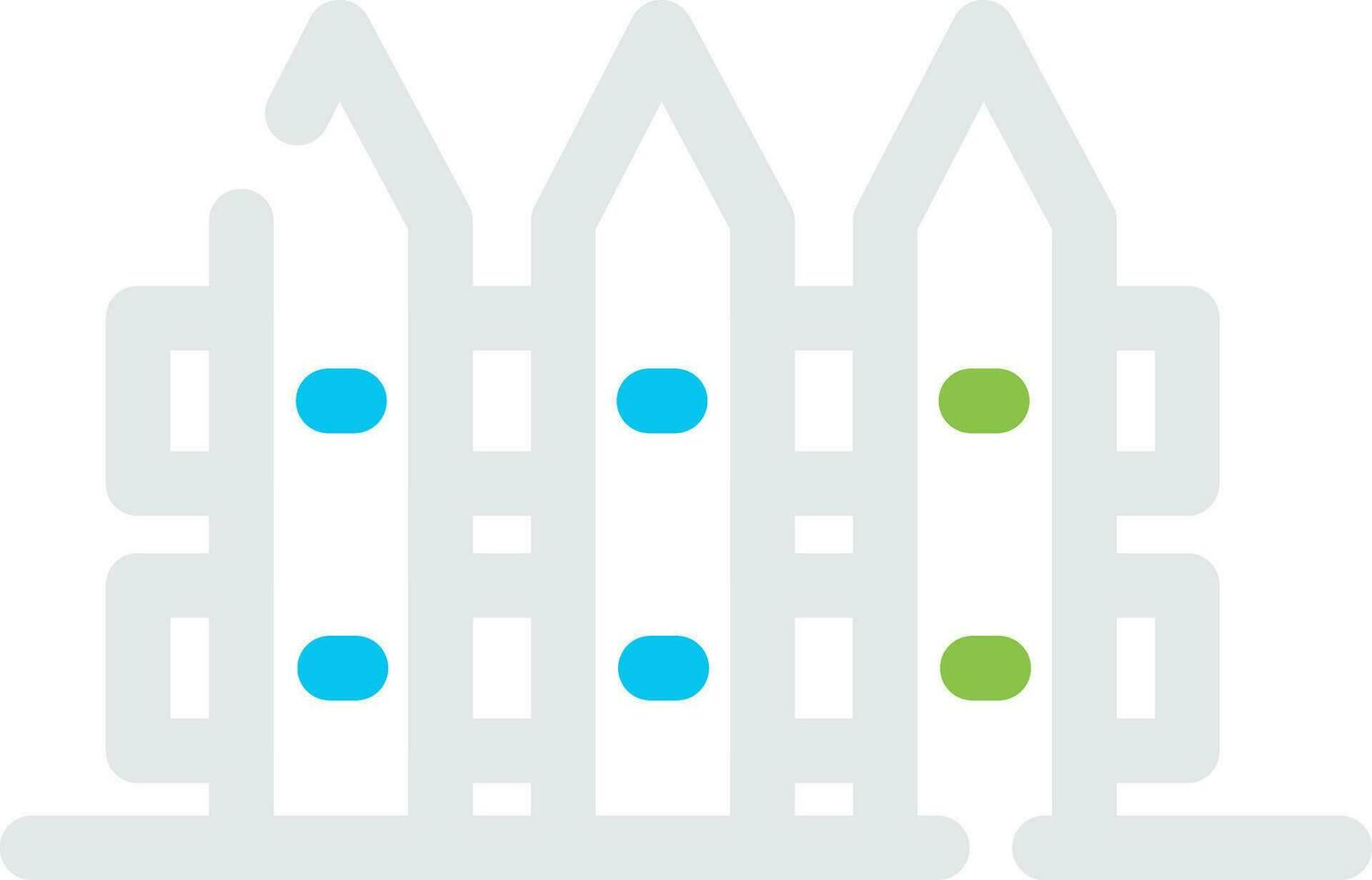 Fence Creative Icon Design vector