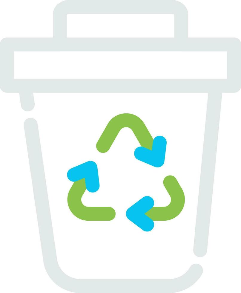 Garbage Creative Icon Design vector