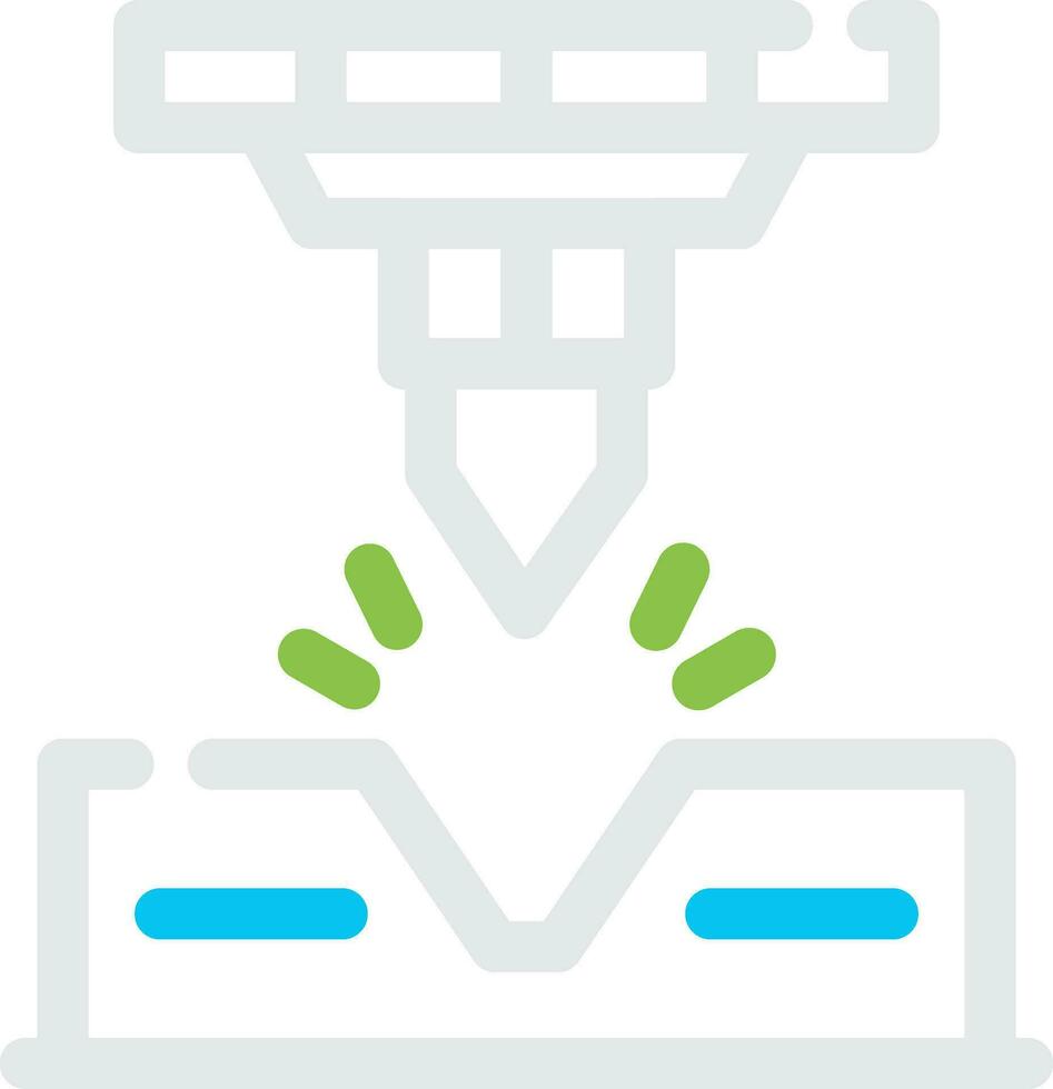 Bending Creative Icon Design vector