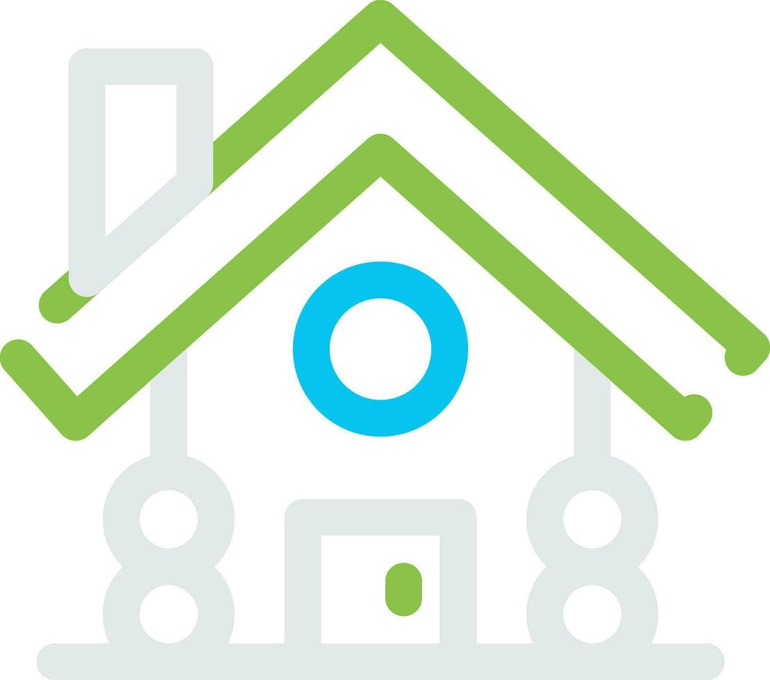 Cabin Creative Icon Design vector