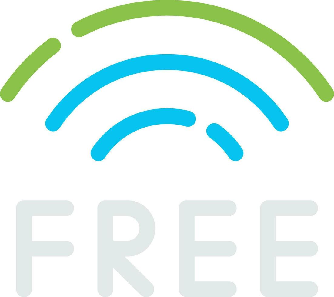 Free Wifi Creative Icon Design vector