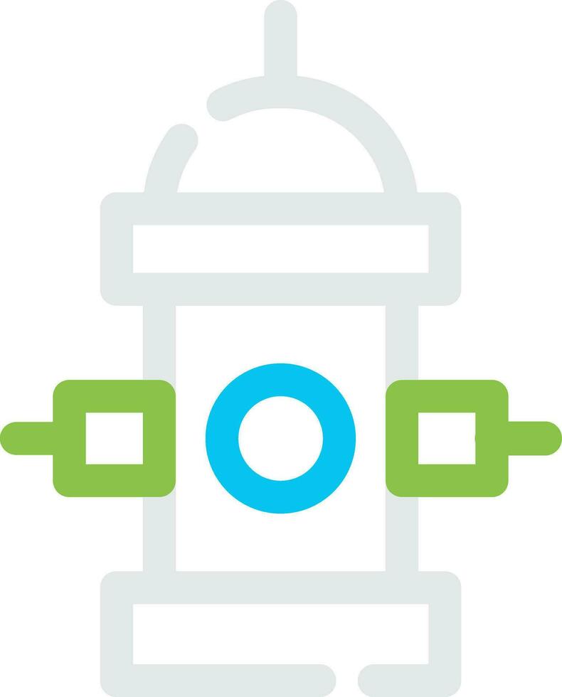 Fire Hydrant Creative Icon Design vector