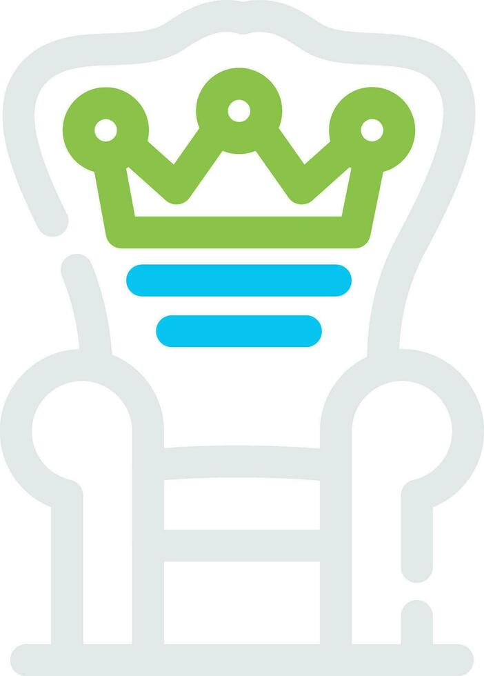 Throne Creative Icon Design vector