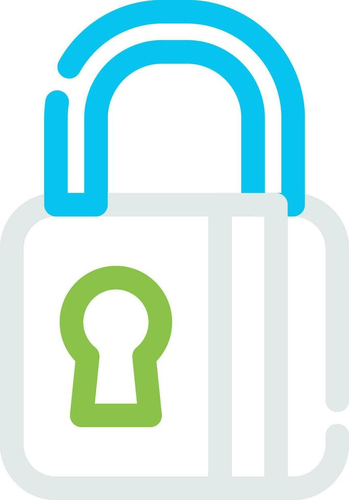 Padlock Creative Icon Design vector