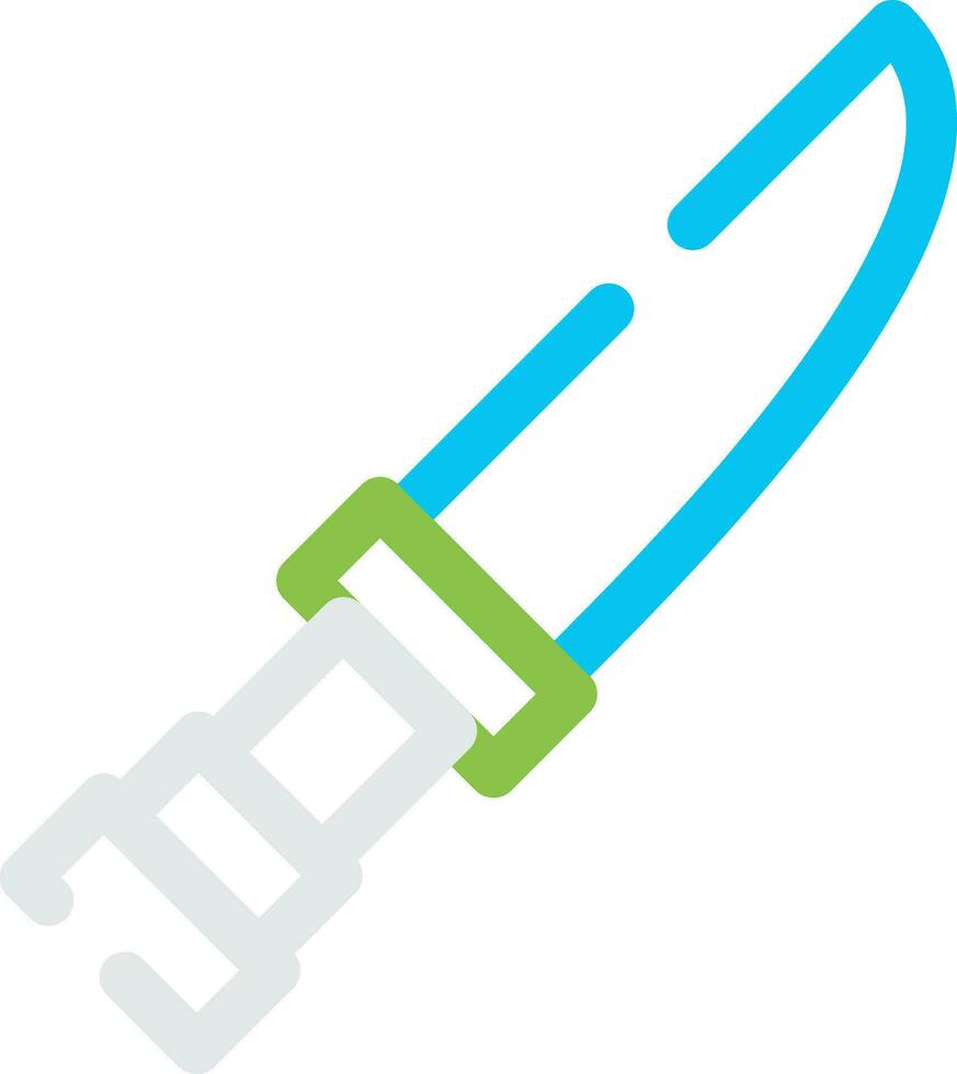 diseño de icono creativo de cuchillo vector