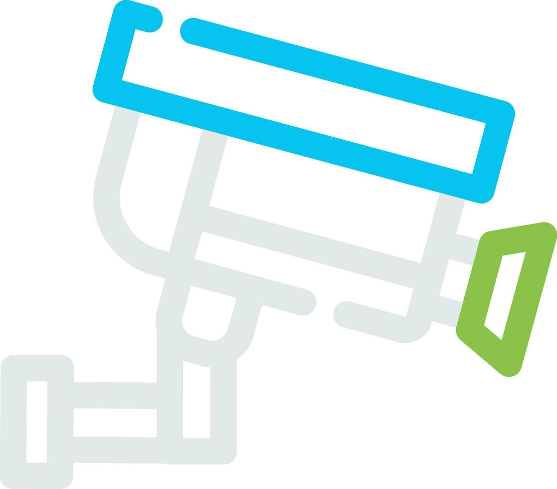 CCTV Camera Creative Icon Design vector