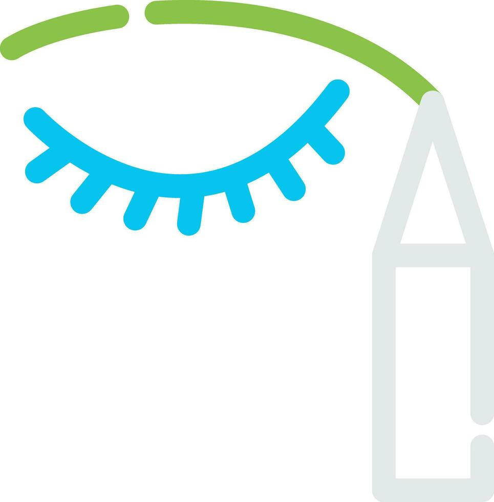 Eyeliner Creative Icon Design vector