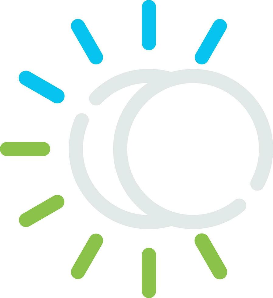 Eclipse Creative Icon Design vector