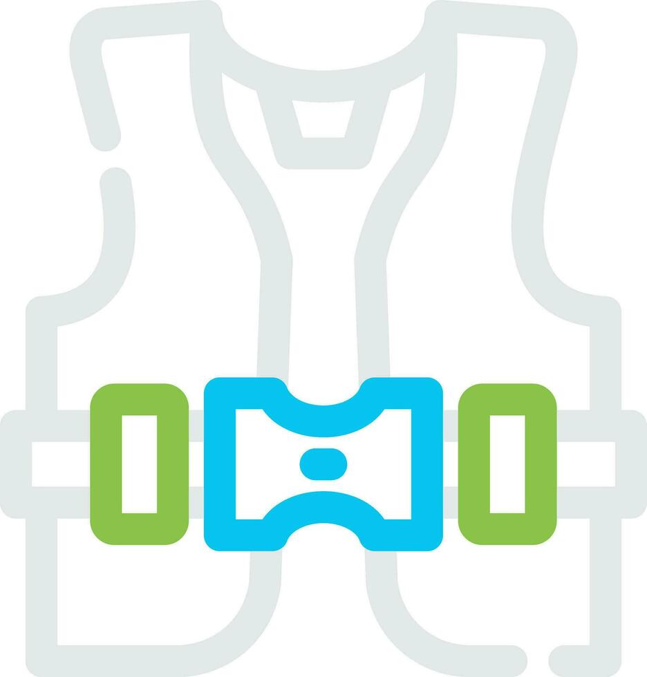 Life Jacket Creative Icon Design vector