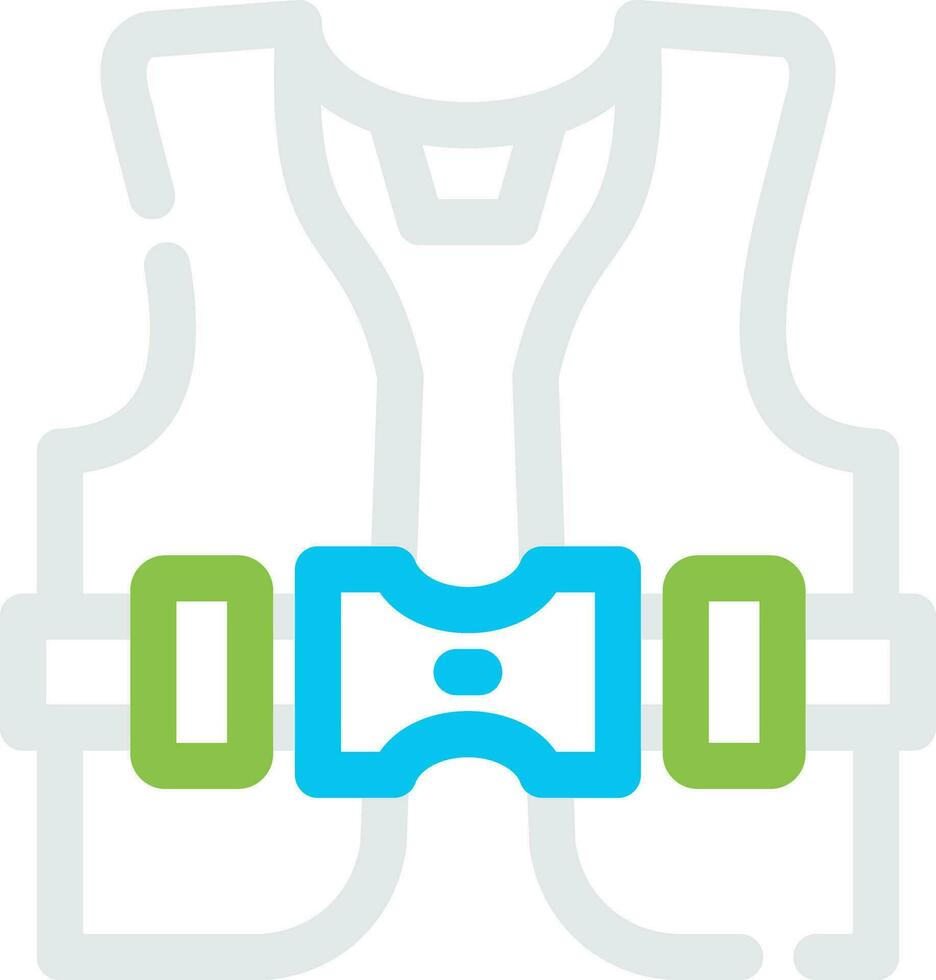 Life Jacket Creative Icon Design vector