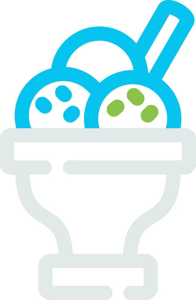 diseño de icono creativo de postre vector