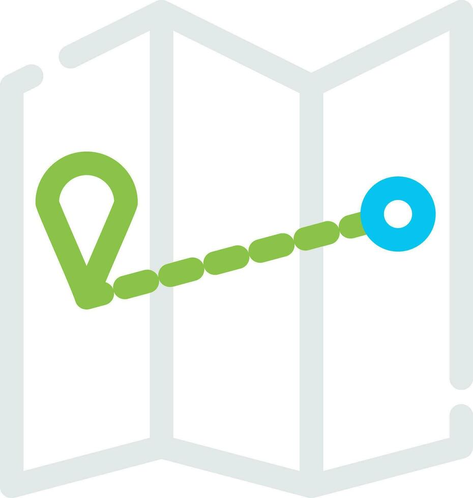 Map Creative Icon Design vector