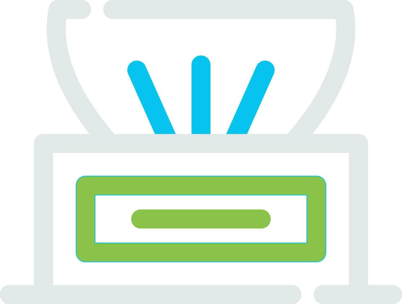 Makeup Remover Wipes Creative Icon Design vector