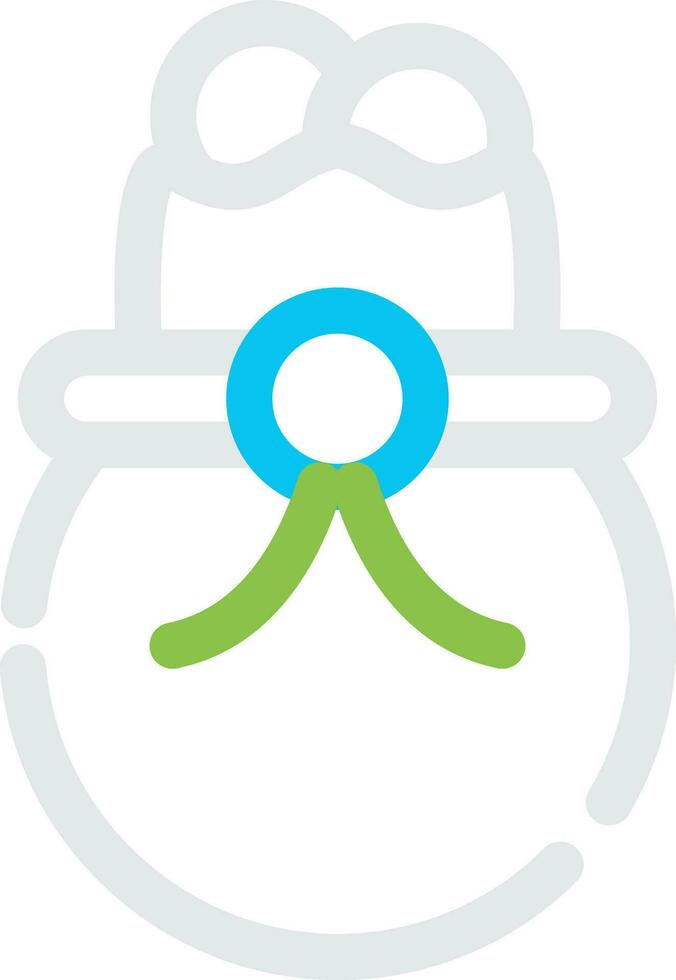 Money Bag Creative Icon Design vector