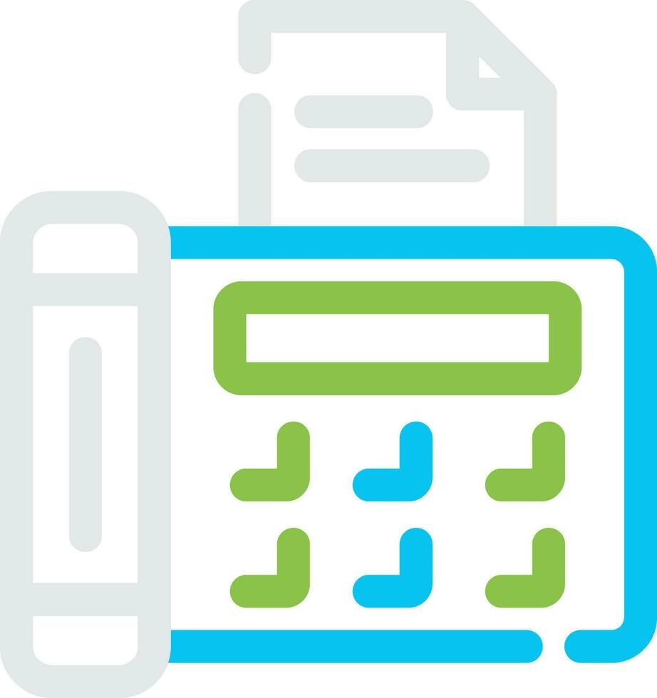 Fax Creative Icon Design vector