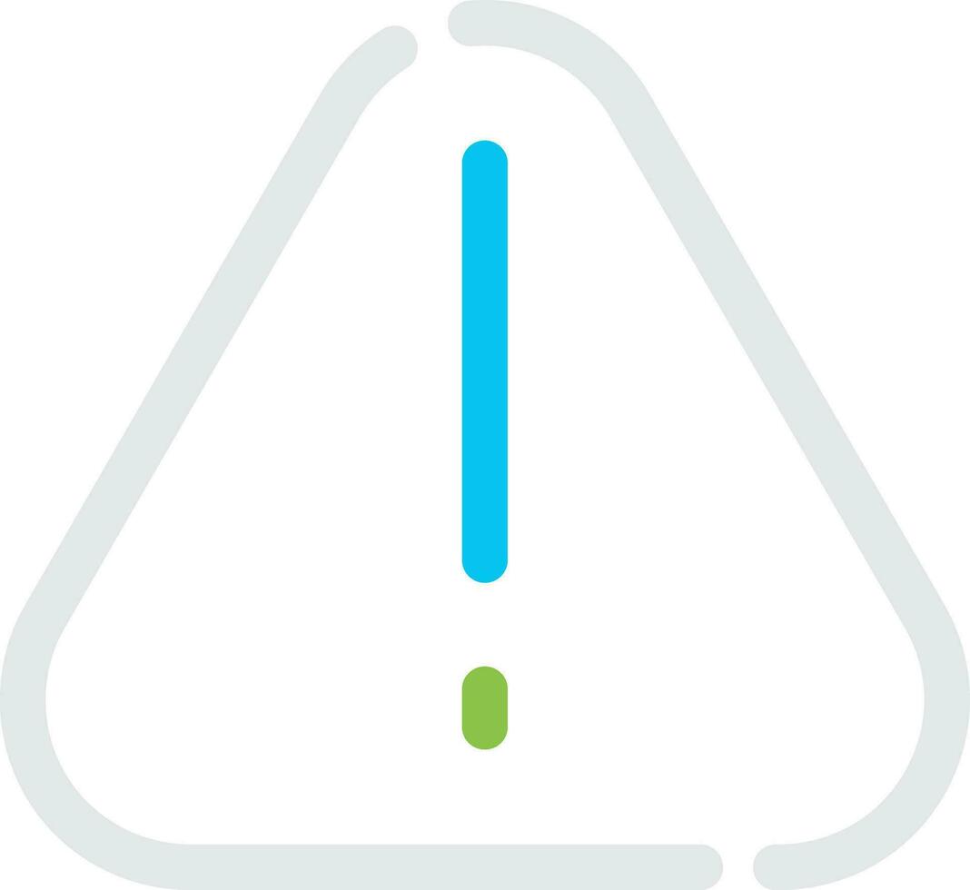 Warning Creative Icon Design vector