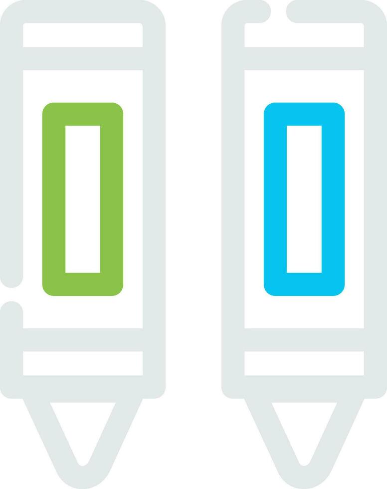 Crayon Creative Icon Design vector