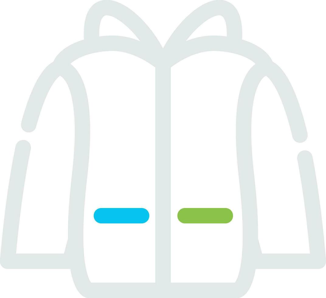 diseño de icono creativo de chaqueta vector