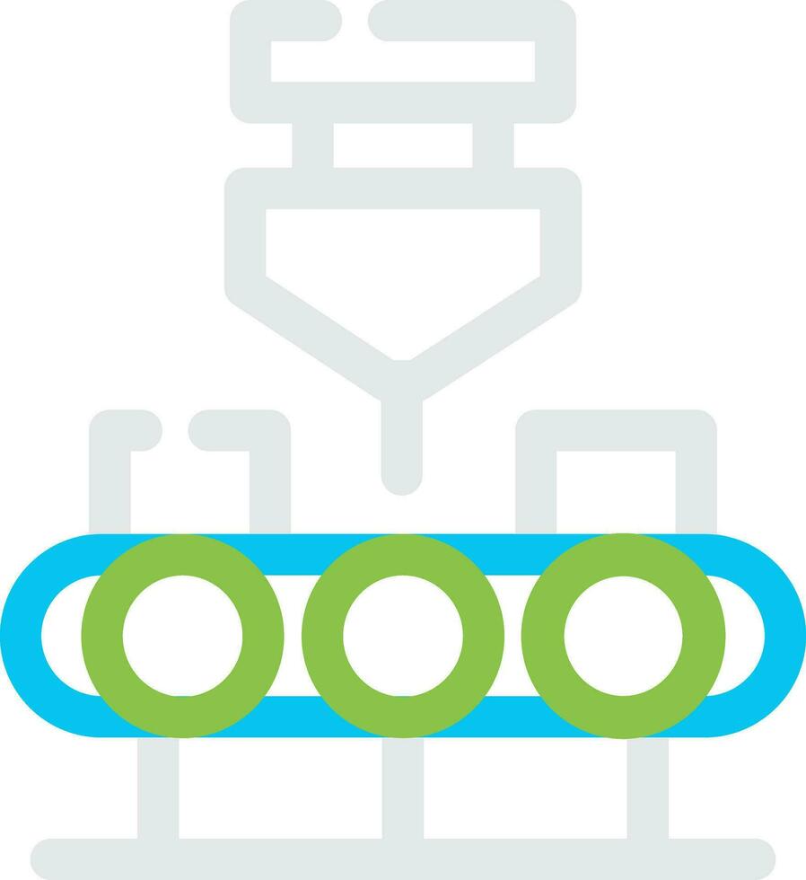 Conveyor Belt Creative Icon Design vector