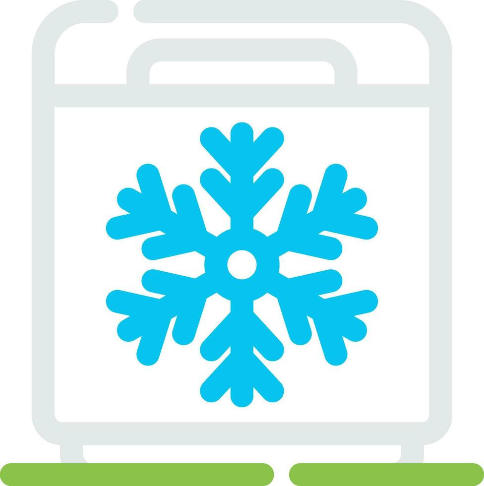 Freezer Creative Icon Design vector