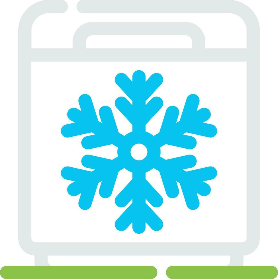 Freezer Creative Icon Design vector
