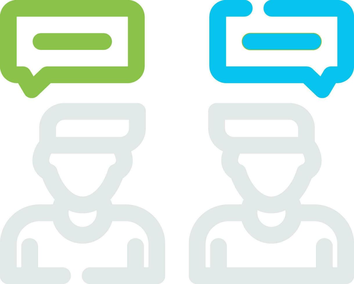 Conversation Creative Icon Design vector