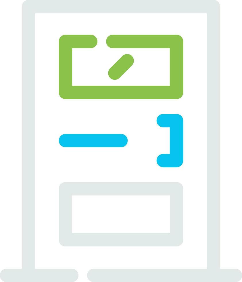 Door Creative Icon Design vector