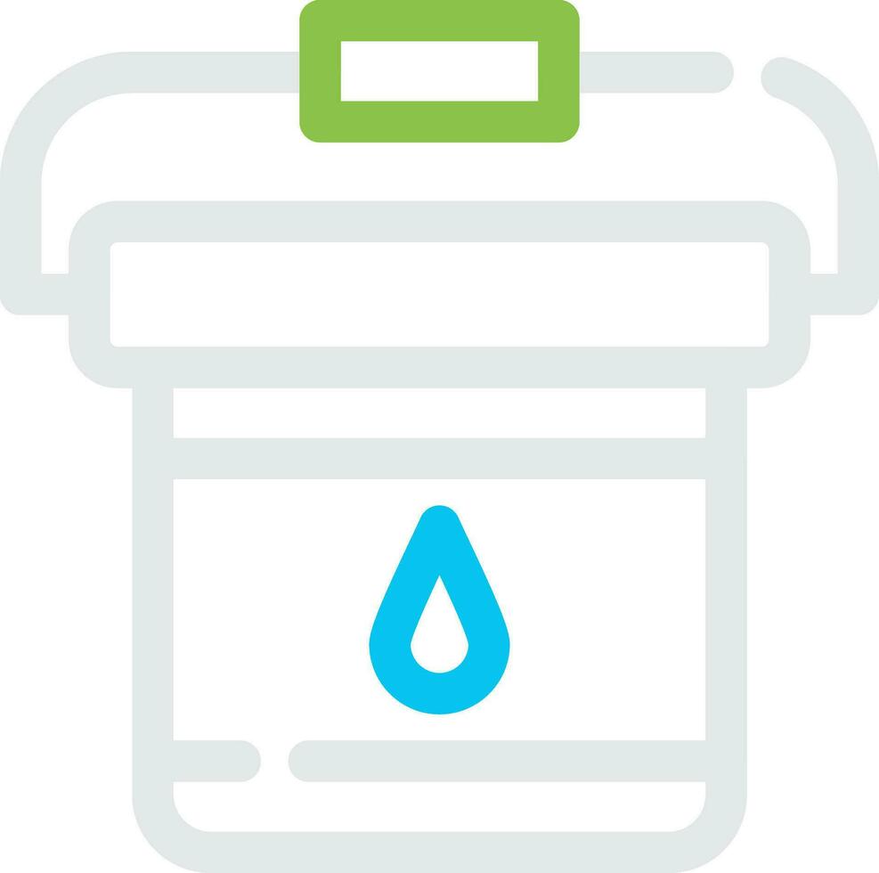 Paint Bucket Creative Icon Design vector