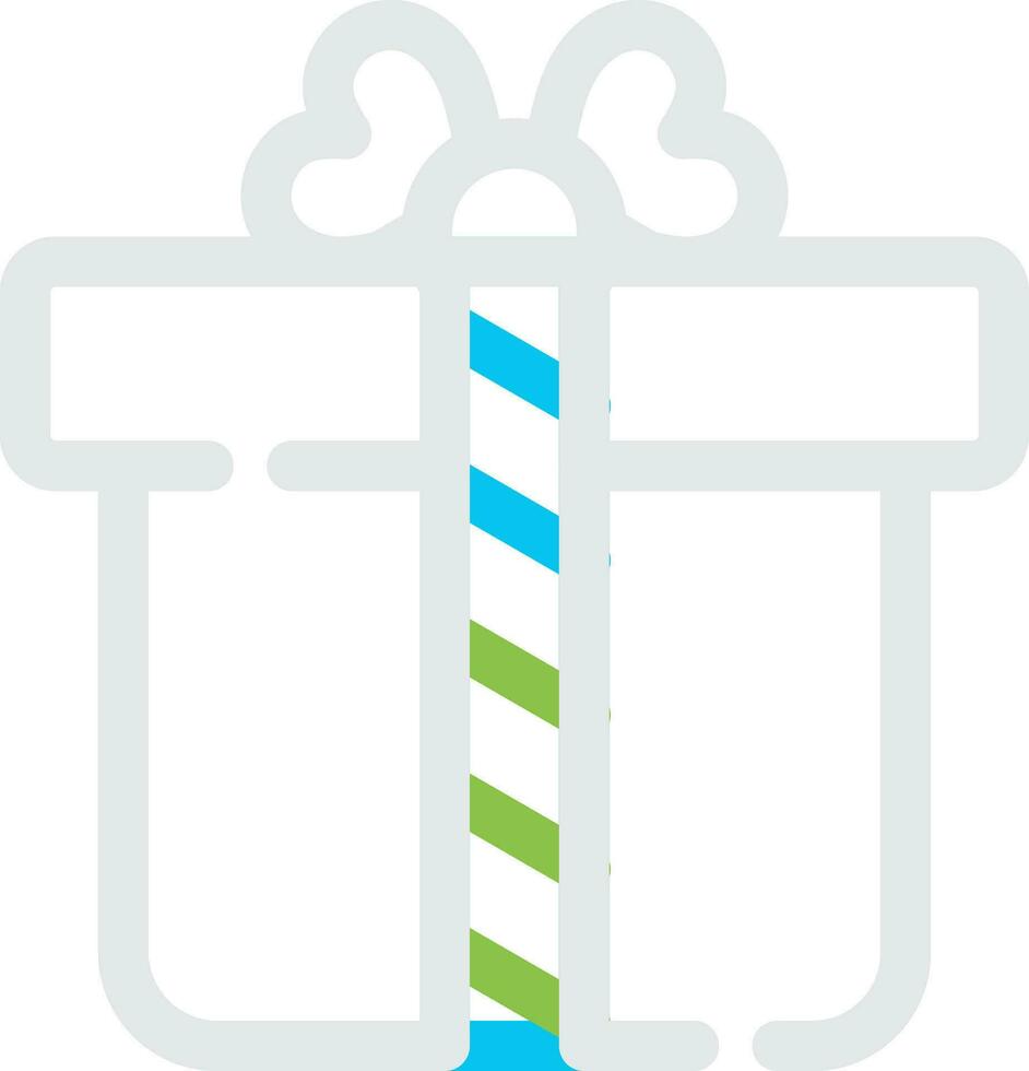 Gift Box Creative Icon Design vector